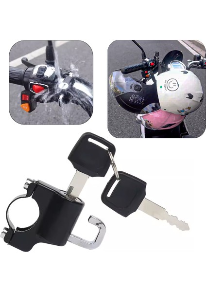 22-26MM Universal Motosiklet Kask Kilidi fırsatları