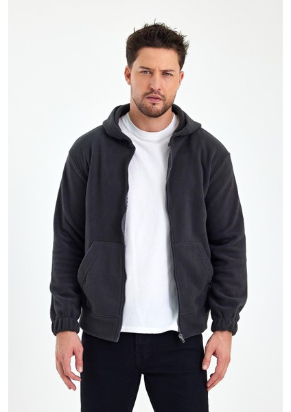 Erkek Polar Fermuarlı Kolu Lastikli Sweat modelleri