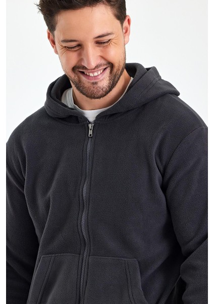 Erkek Polar Fermuarlı Kolu Lastikli Sweat fırsatları