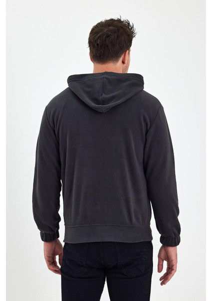 Erkek Polar Fermuarlı Kolu Lastikli Sweat indirimleri