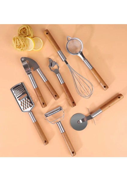 7 Parça Mini Servis Takımı- Yemek Hazırlık Seti