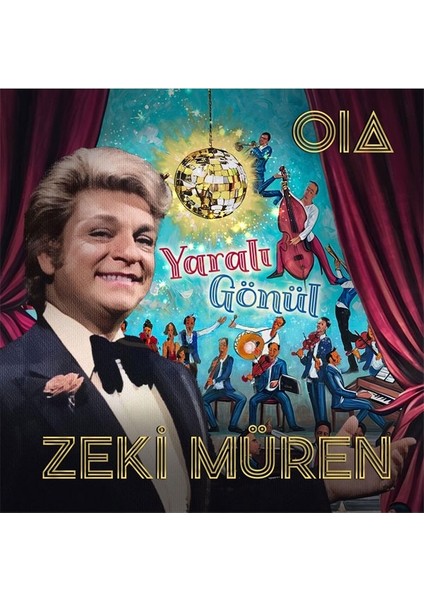 Zeki Müren-Yaralı Gönül-Limitli ve Kuklalı Gold 45'lik modelleri