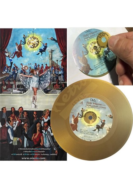 Zeki Müren-Yaralı Gönül-Limitli ve Kuklalı Gold 45'lik fırsatları