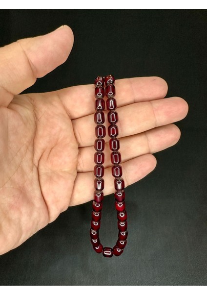 Sevgiliye Özel Hediye Çubuk Kehribar Kestane Rengi Kapsül Kesim 9mm x 7mm H-1526. fiyatları