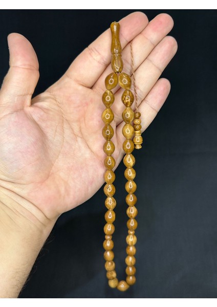 Sevgiliye Özel Hediye Kuka Tesbih Büyük Boy Fıçı Kesim 13MM x 10MM H-1516.