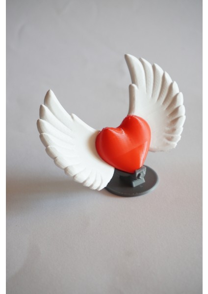 Sevgililer Günü Hediyelik Dekoratif Kanatlı Kalp