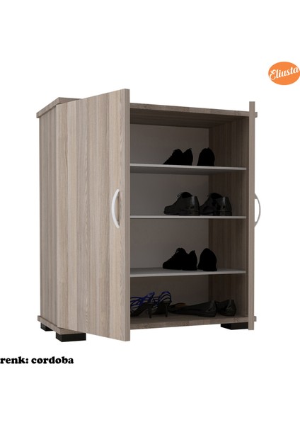 Ayakkabılık 2 Kapaklı Ayakkabı Dolabı Çok Amaçlı Dolap Mutfak Dolabı Ofis Dolabı indirimleri