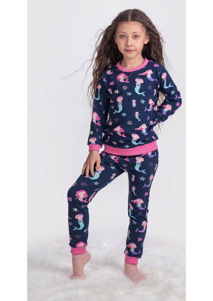 Deniz Kızı Çocuk Pijama Takım 3-7 Yaş