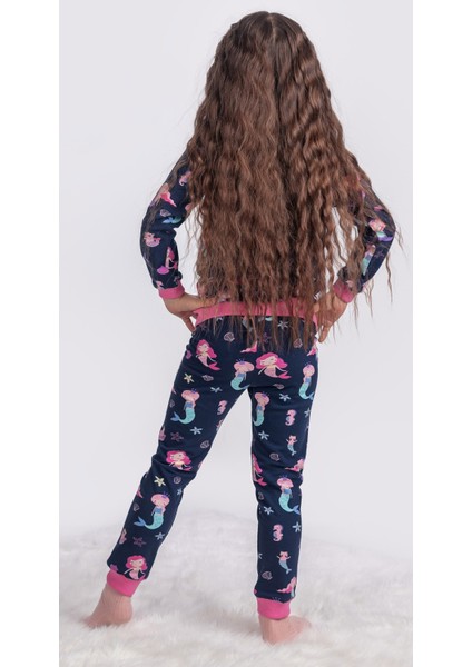 Deniz Kızı Çocuk Pijama Takım 3-7 Yaş