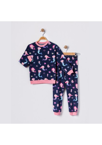 Deniz Kızı Çocuk Pijama Takım 3-7 Yaş