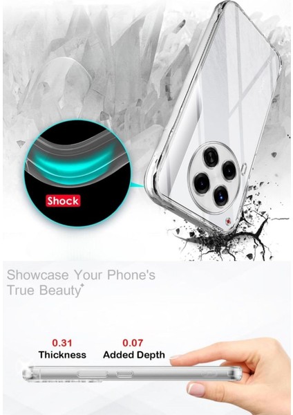 Tecno Camon 30 Uyumlu Şeffaf Silikon Kılıf - Kamera Korumalı Esnek Tam Koruma Kapak modelleri