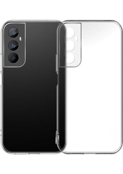 Realme C65 Uyumlu Şeffaf Silikon Kılıf - Kamera Korumalı Esnek Tam Koruma Kapak