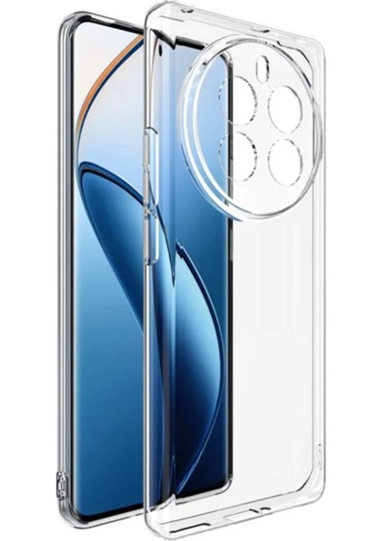 Realme 12 Pro Uyumlu Şeffaf Silikon Kılıf - Kamera Korumalı Esnek Tam Koruma Kapak