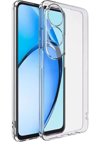 Oppo A60 Uyumlu Şeffaf Silikon Kılıf - Kamera Korumalı Esnek Tam Koruma Kapak