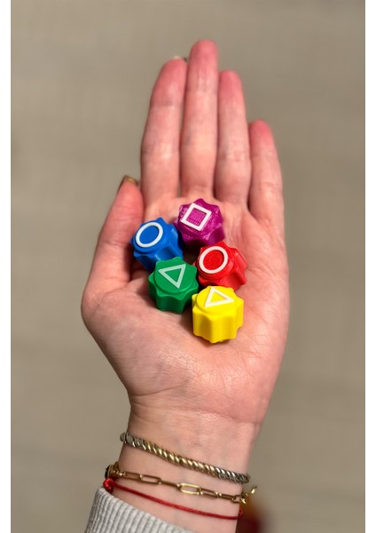 Squid Game Beş Taş Oyunu 5 Taş Set