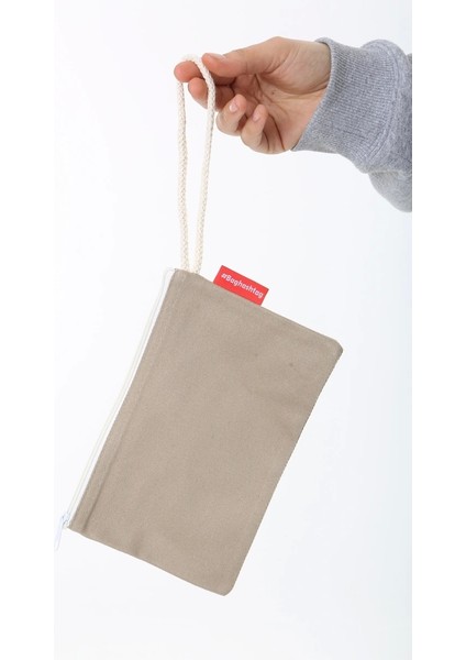 Bej Clutch Bez Çanta