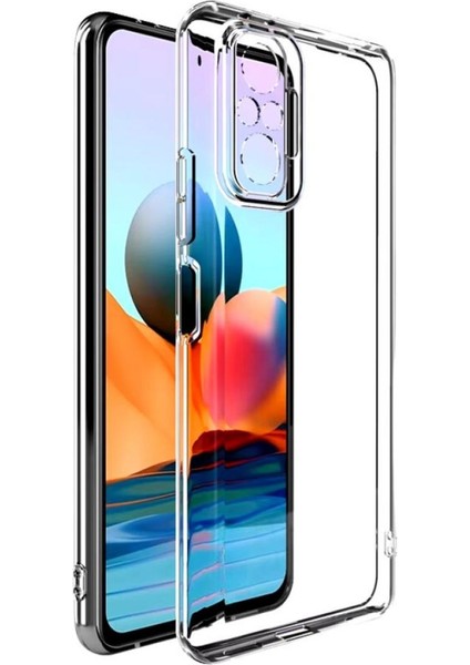 Redmi Note 10 Pro 4g Uyumlu Şeffaf Silikon Kılıf - Kamera Korumalı Esnek Tam Koruma Kapak