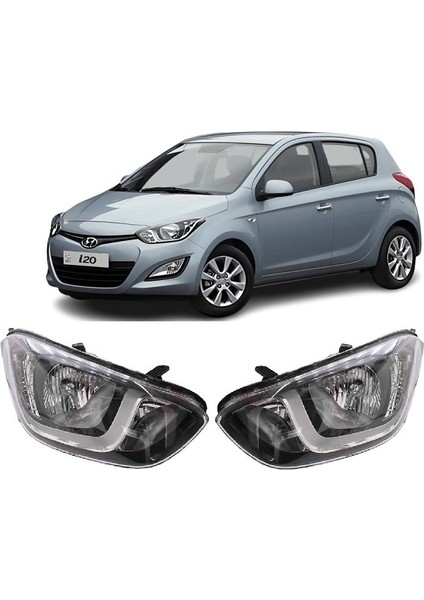 Far Takım Sağ + Sol Elektrikli Hyundaı I20 2012-2014