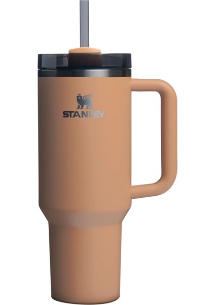 The Fall Refresh Quencher H2.o Flowstate™ Tumbler I 40 Oz (1,18 L) Camel Pipetli Termos