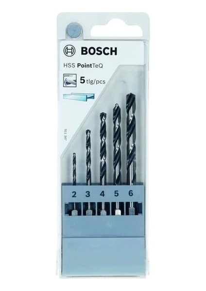 Hss Pointteq Metal Matkap Ucu Seti 5 Li