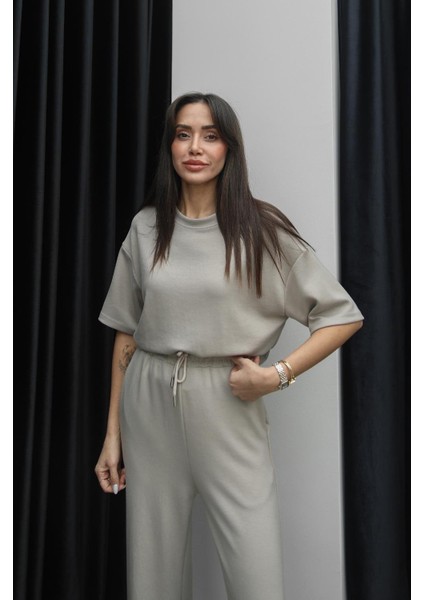 Bej Darcy Modal Eşofman Takım