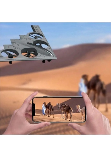 Kumandalı, Kameralı, Şarjlı, 2.4 Ghz, Quadcopter Drone, Müzikli Takla Atan Akrobatik Hareketlerle Iha Uçuş Keyfi 41 cm