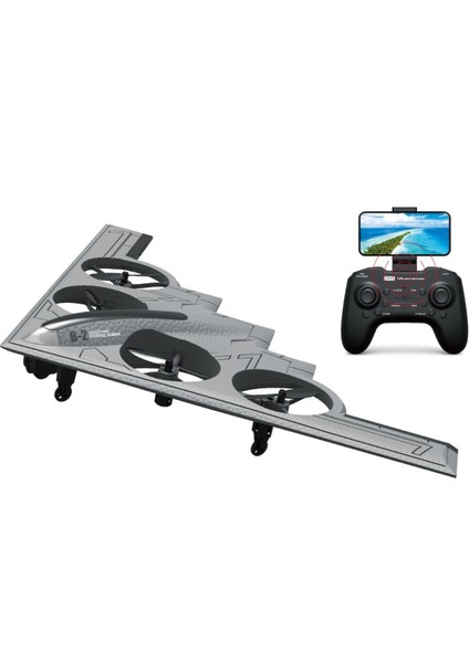 Kumandalı, Kameralı, Şarjlı, 2.4 Ghz, Quadcopter Drone, Müzikli Takla Atan Akrobatik Hareketlerle Iha Uçuş Keyfi 41 cm