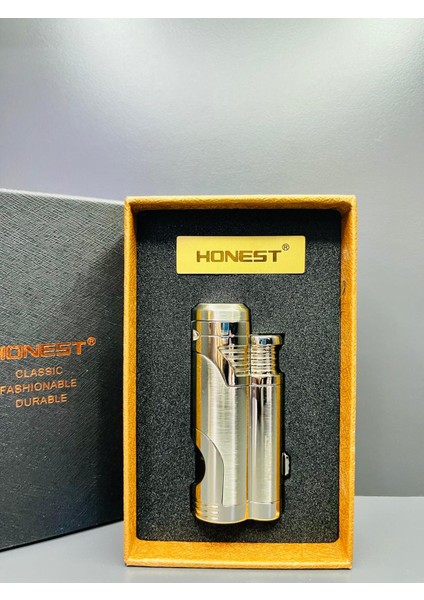 Çift Torch Pürmüz Alevli Puro Delicili Premium Puro Çakmağı