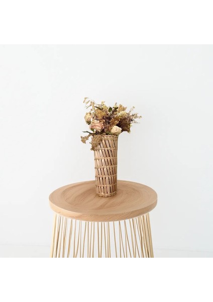 Doğal Çok Amaçlı Dekoratif Hasır Vazo