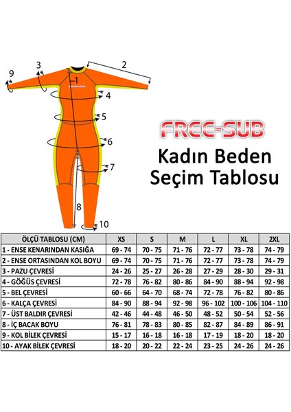 3mm Typhoon Kadın Yüzme, Sörf, Scuba Tüple Dalış Elbisesi Wetsuit
