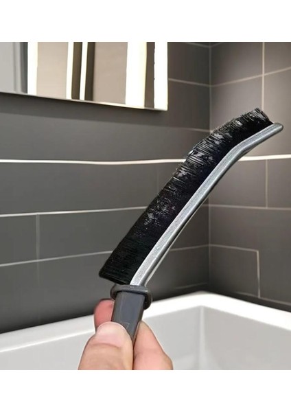 Çok Amaçlı İnce Temizlik Fırçası Derz Arası Banyo Mutfak Lavabo Oto Jant-Difizör Detay Temizlik Fırçası