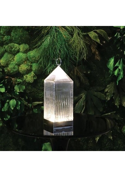 Buffer® Fener Model USB Şarjlı Dokunmatik 3 Farklı Işık Modlu Masa Üstü Kristal Akrilik Lamba LED