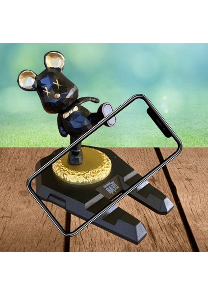 Buffer® Ayıcıklı Telefon ve Tablet Standı Masa Üstü Telefon ve Tablet Tutucu Aparatı