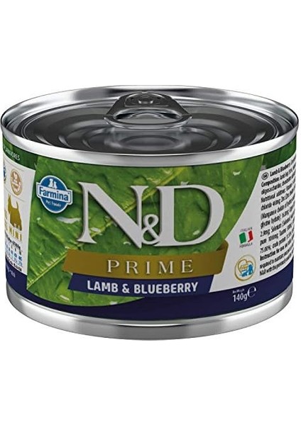 Tahılsız Kuzu & Y.mersini Köpek Konservesi 140 gr (6 Adet)