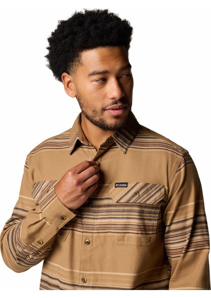 Flare Gun Stretch Flannel Erkek Uzun Kollu Gömlek fırsatları