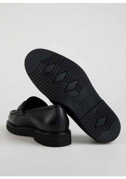 Deri Siyah Erkek Klasik Ayakkabı 20294-RGM.V-CLSC