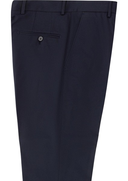Normal Bel Normal Paça Regular Fit Lacivert Erkek Pantolon PN1014200153