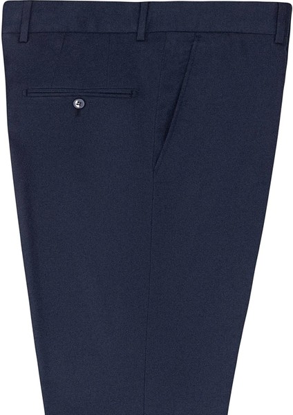 Normal Bel Normal Paça Regular Fit Lacivert Erkek Pantolon PN1014400316