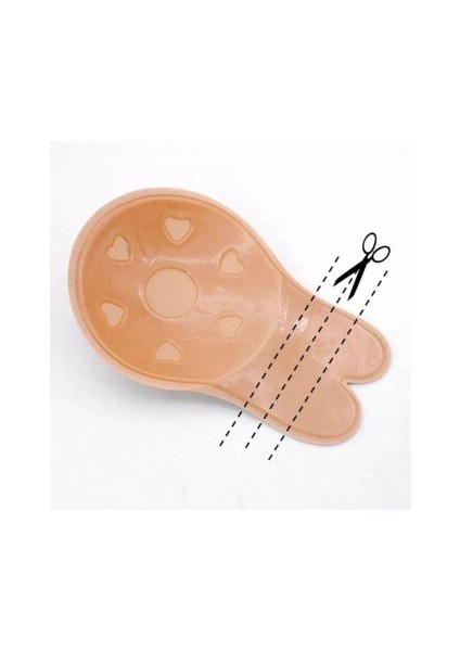 Hayalet Sütyen Göğüs Dikleştirici Krem L Beden