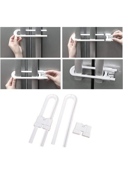 BUFFER® Bebek Çocuk Çekmece ve Dolap Koruma Raylı Güvenlik Sistemi Emniyet Kilidi modelleri