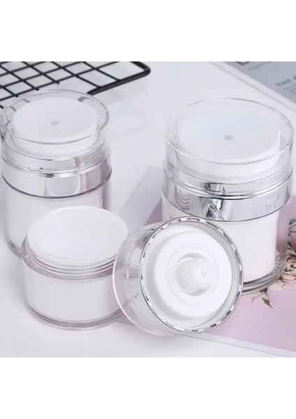 BUFFER® Hava Pompalı Doldurulabilir Vakumlu Krem,Fondoten Sıvı Kozmetik Ürün Şişesi fiyatları