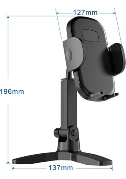 Buffer® Masaüstü Telefon Standı 360 Derece Dönebilen Başlıklı Ayaklı Telefon Tripodu indirimleri