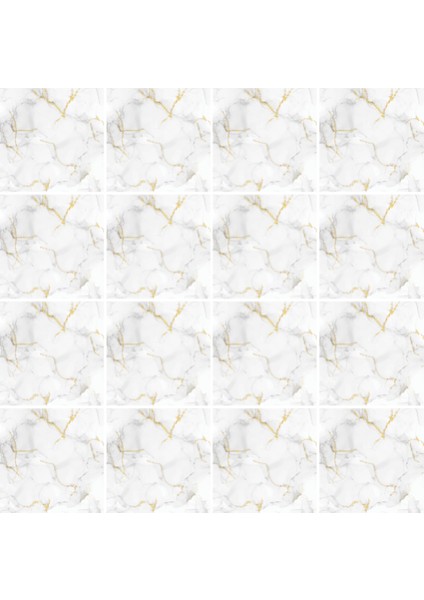 Decohandy Pvc Yer Karosu 30X30CM 4'lü Paket - Mermer Desenli Beyaz 0,36M2 modelleri