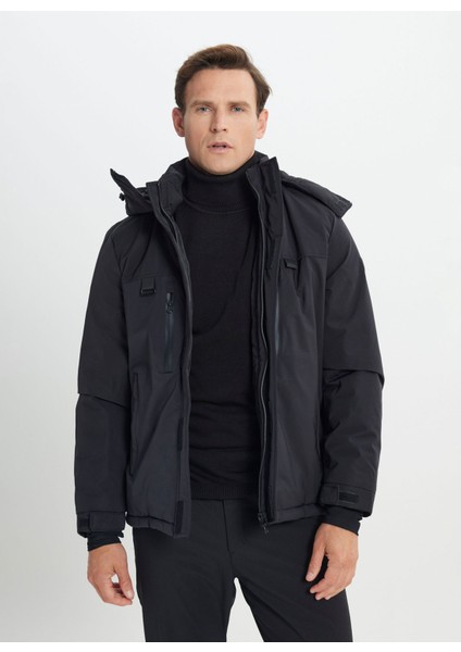 Siyah Erkek Mont 4A0824100003