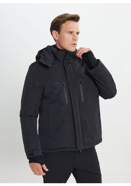 Siyah Erkek Mont 4A0824100003 fırsatları