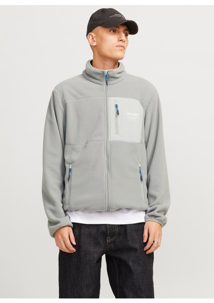 Gri Erkek Mont 12269417_JJTHEO Fleece Jacket fiyatları
