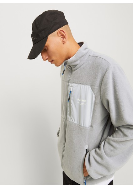 Gri Erkek Mont 12269417_JJTHEO Fleece Jacket modelleri