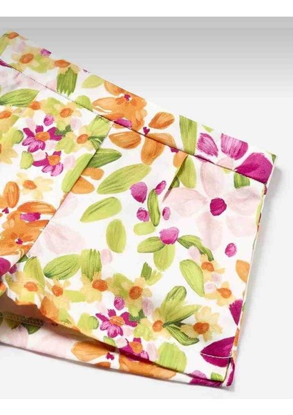 Kız Bebek Baskılı Tişört Şort Takım Çpk Renkli 1234 modelleri