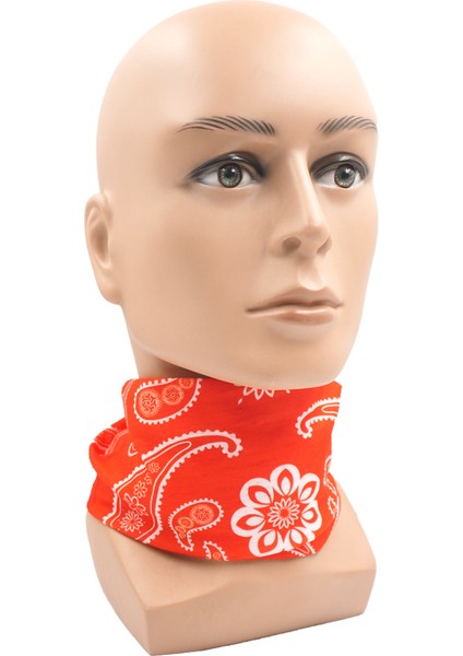 Kırmızı Bandana Yüz Maskesi Bisiklet Yürüyüş Koşu Yoga Saç Bandanaları Kadınlar Erkekler Için Kafa Bandı Soğutma Boyunluk Örtü Balaclava (Yurt Dışından) fırsatları