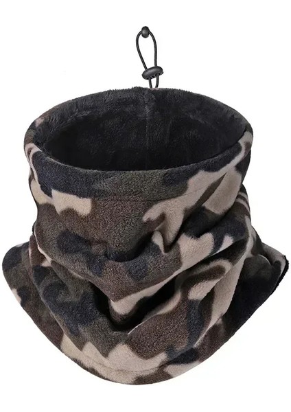 Kış Sıcak Kayak Maskesi Erkek Bandana Polar Boyunluk Tozluk Rüzgar Geçirmez Atkı Kamp Yürüyüş Balaclava Balıkçılık Bisiklet Yüz Maskesi (Yurt Dışından)